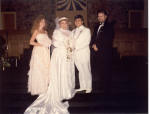 Bride & Groom with Maid of Honor and Best Man