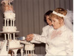 Cutting the cake